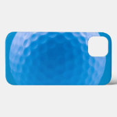 Coques Case-Mate iPhone Golf Ball Texture Look Dimples Arctic Blue (Verso (horizontal))