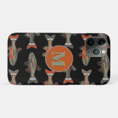 Coques Case-Mate iPhone Golf et Pêche Truite Brune Orange Gris Noir (Dos (Horizontal))