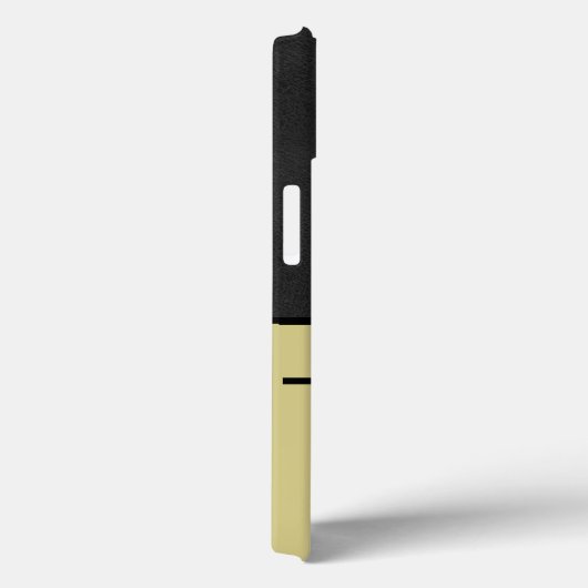 Coques Case-Mate iPhone Golf Guy Black Leather Texogramme Nom (Verso / Droite)