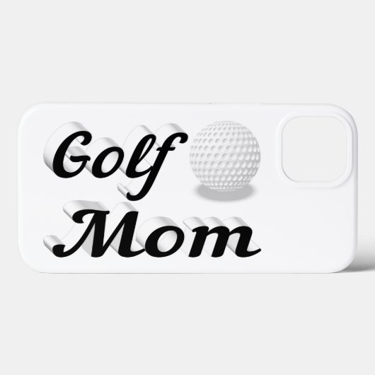Coques Case-Mate iPhone Golf Mom  iPhone Case (Verso (horizontal))