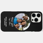 Coques Case-Mate iPhone Golf Thème Meilleur papa Par Par Photo Fête des pè (Verso (horizontal))