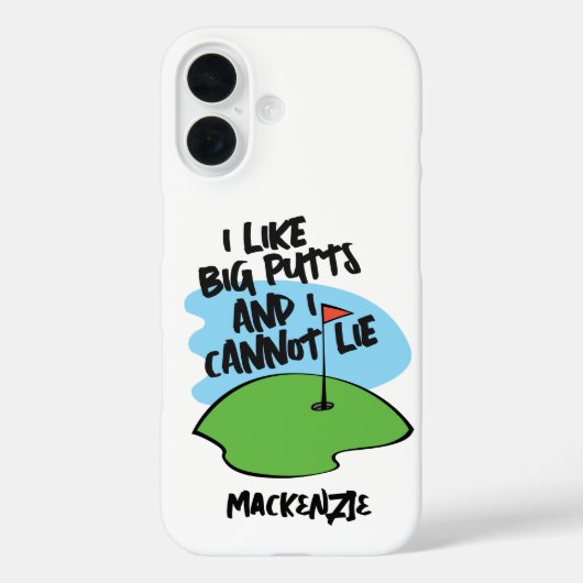 Coques Case-Mate iPhone Golfer J'Aime Les Grosses Puttes Et Je Ne Peux Pas (Verso)