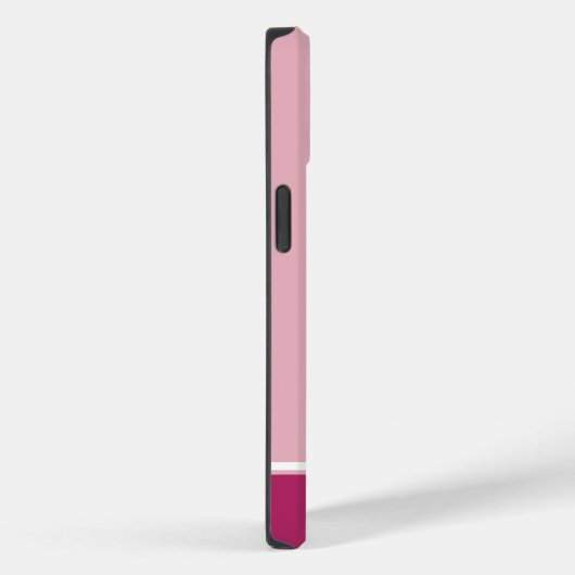 Coques Case-Mate iPhone Golfer Monogrammed Silhouette rose Chic pour son i (Verso / Droite)