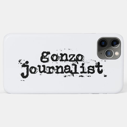 Coques Case-Mate iPhone Gonzo Journaliste (Dos (Horizontal))