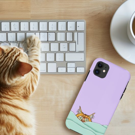 Coques Case-Mate iPhone Good Morning Orange Cat Funny