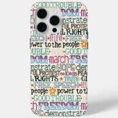 Coques Case-Mate iPhone good trouble typography (Verso)