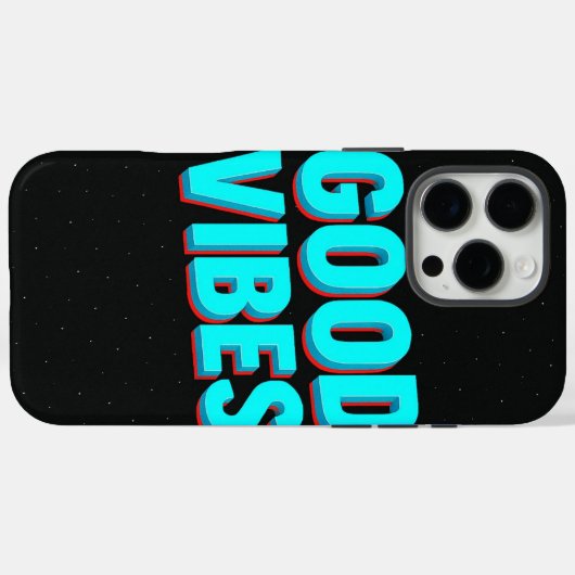 Coques Case-Mate iPhone GOOD VIBES - Personnalisé (Verso (horizontal))