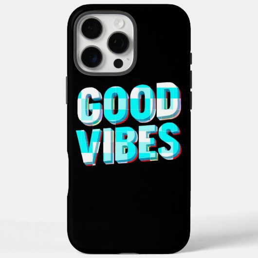 Coques Case-Mate iPhone GOOD VIBES - Personnalisé (Verso)
