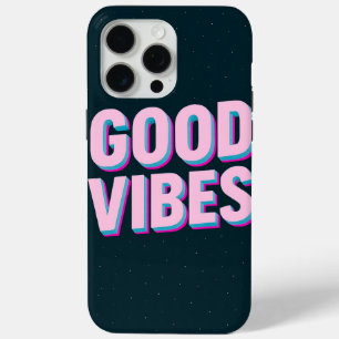Coque iPhone 15 Pro Max GOOD VIBES - Personnalisé