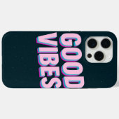 Coques Case-Mate iPhone GOOD VIBES - Personnalisé (Verso (horizontal))