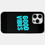 Coques Case-Mate iPhone GOOD VIBES - Personnalisé (Verso (horizontal))
