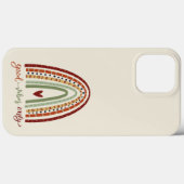 Coques Case-Mate iPhone Good Vibes seulement Citation Rainbow Fun Inspiriv (Verso (horizontal))