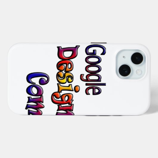 Coques Case-Mate iPhone Google Design (Verso (horizontal))