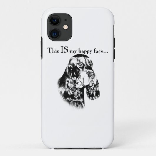 Coques Case-Mate iPhone Gordon Setter Happy Face (Dos)