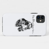 Coques Case-Mate iPhone Gordon Setter Happy Face (Dos (Horizontal))