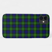 Coques Case-Mate iPhone Gordon tartan bleu vert plaid (Dos (Horizontal))