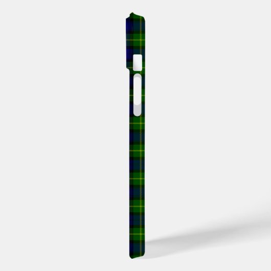 Coques Case-Mate iPhone Gordon tartan bleu vert plaid (Verso / Gauche)