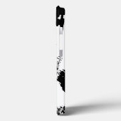 Coques Case-Mate iPhone Gorille noire et blanche (Verso / Gauche)