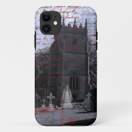 Coques Case-Mate iPhone Goth a hanté le Coque-Compagnon d'iPhone de (Dos)