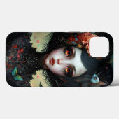 Coques Case-Mate iPhone Goth Déplaisant mignonne fille gothique (Verso (horizontal))