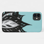 Coques Case-Mate iPhone Goth fleur design tatouage abstrait (Dos (Horizontal))