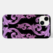 Coques Case-Mate iPhone Goth rose et noir design élégant (Verso (horizontal))