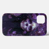 Coques Case-Mate iPhone Goth Skull Woman Dark Imaginaire Art (Verso (horizontal))