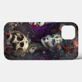 Coques Case-Mate iPhone Goth Skull Zombie Femme Gothique (Verso (horizontal))