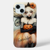 Coques Case-Mate iPhone Goth Whimsical Fée & Citrouille Custom Halloween (Verso)