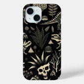 Coques Case-Mate iPhone Gothic Dinosaur Skeleton Engraving Pattern (Verso)