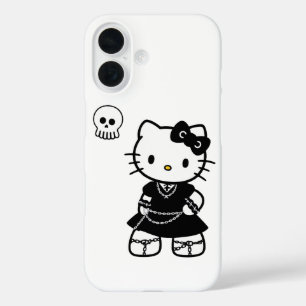 Coques iPhone 16 Gothic Kawaii Kitty – iPhone / iPad esthétique Emo