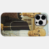 Coques Case-Mate iPhone gothique américain (Verso (horizontal))