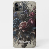 Coques Case-Mate iPhone Gothique Classique Fleur de Rose Victorienne Perso (Dos)