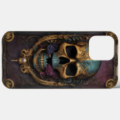Coques Case-Mate iPhone Gothique Crâne Ornate (Verso (horizontal))