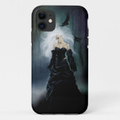 Coques Case-Mate iPhone Gothique Ravens Forêt Femme Noir (Dos)