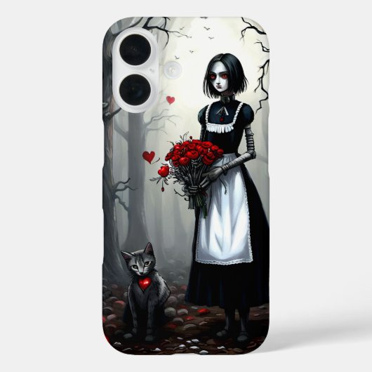 Coques Case-Mate iPhone Gothique Robot Girl (Verso)