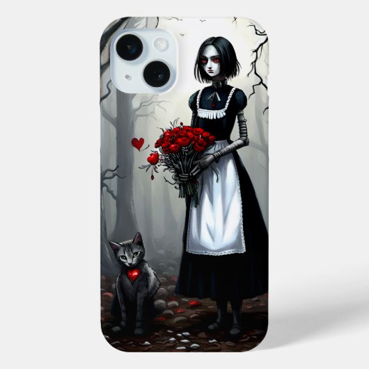 Coques Case-Mate iPhone Gothique Robot Girl (Verso)