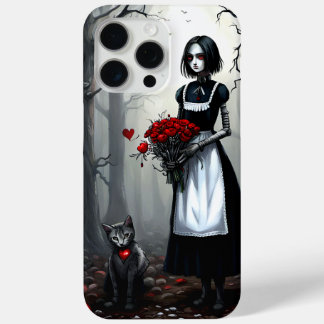 Coque iPhone 15 Pro Max Gothique Robot Girl