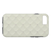 Coques Case-Mate iPhone Goujon crème de perle piqué (Dos (Horizontal))