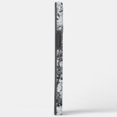 Coques Case-Mate iPhone goutte de peinture noire sur béton (Verso / Droite)