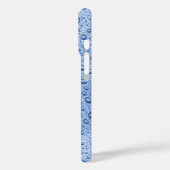 Coques Case-Mate iPhone Gouttelettes d'eau bleue (Verso / Gauche)