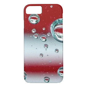 Case-Mate iPhone Case gouttelettes d'eau rayées rouges et blanches