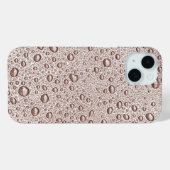 Coques Case-Mate iPhone gouttelettes d'eau Sepia (Verso (horizontal))