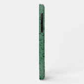 Coques Case-Mate iPhone Gouttelettes d'eau verte (Dos/Gauche)