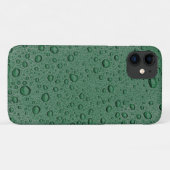 Coques Case-Mate iPhone Gouttelettes d'eau verte (Dos (Horizontal))