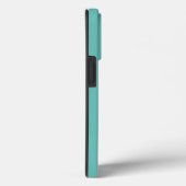 Coques Case-Mate iPhone Gouttes de vernis noir pailleté Ananas Menthe vert (Verso / Droite)