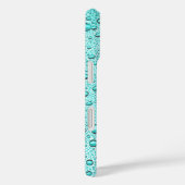 Coques Case-Mate iPhone Gouttes d'eau aquamarine (Verso / Droite)
