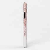 Coques Case-Mate iPhone gouttes d'or rose (Dos/Droite)