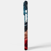 Coques Case-Mate iPhone Grâce au dauphin dans la vibrance (Verso / Gauche)