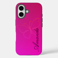 Grace dans une ligne : Papillon Silhouette